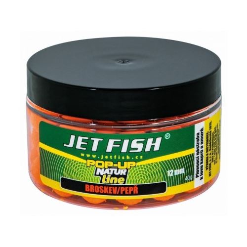 Jet Fish Plávajúce Boilie Pop-Up Natur Line Broskyňa Korenie