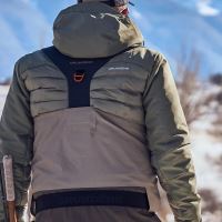 Grundéns Prsačky Men´s Boundary Stockingfoot Wader Stone/Otter (5)