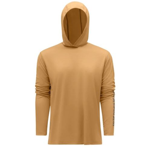 Grundéns Funkčná UV Mikina Tough Sun Hoodie Whiskey