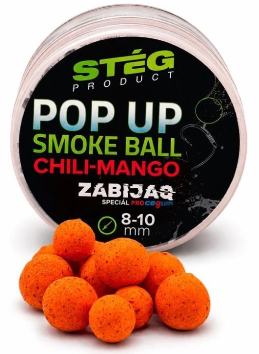 Stég plávajúcce boilie zabijaq pop up sb 10 g 8-10 mm - chili mango