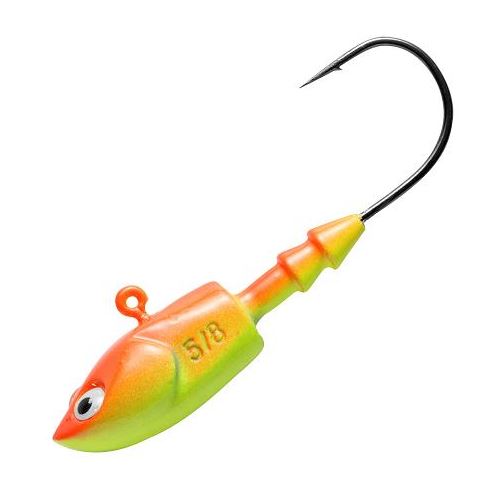 Berkley jiggová hlava jig deep fluo or/y 3 ks