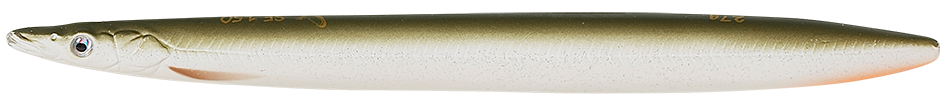 E-shop Savage gear 3d line thru sandeel sinking matt white tobis - 12,5 cm 19 g