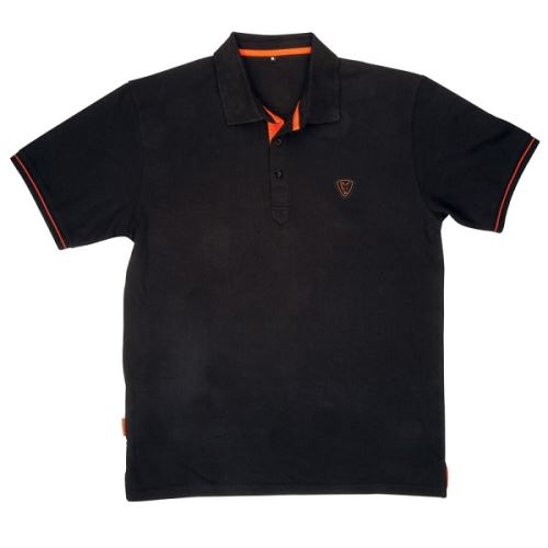 Fox Polokošeľa Black Orange Polo Shirt