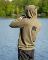 Nash Mikina Make It Happen Hoody Fish Logo Green (3)