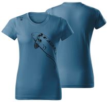 Giants Fishing Tričko Dámske Plávajúci Kapor Modré - M