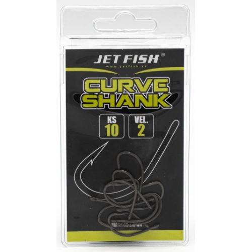 Jet Fish Háčiky Curve Shank 10 ks
