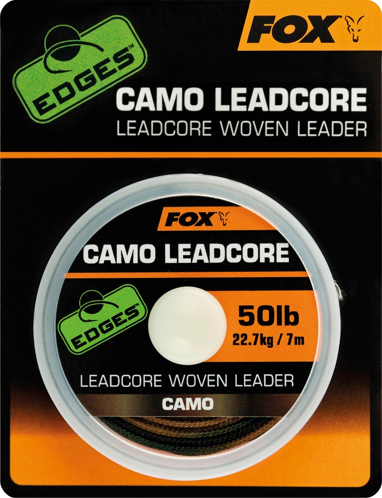 Fox leadcore camo 50 lb 22,7 kg-návin 7 m