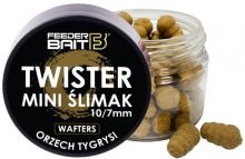 FeederBait Twister Mini Šlimak Wafters 11x8 mm 25 ml - Tygrí orech