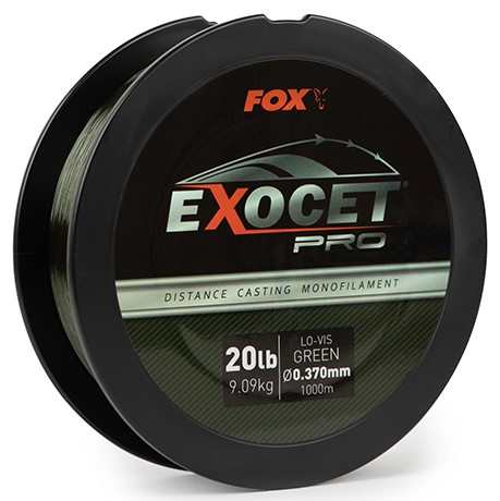 Fox vlasec exocet pro 1000 m - 0,37 mm 20 lb/9,09 kg