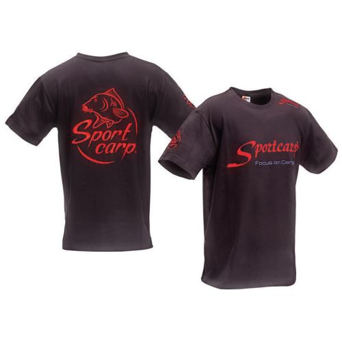 Sportcarp čierne tričko Focus on Carp