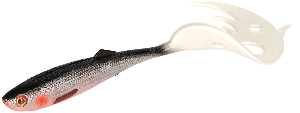 Mikado gumová nástraha sicario pike tail roach balenie - 14 cm 13 g 2 ks