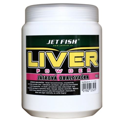 Jet Fish Játrová Obalovačka Liver Powder 150 g