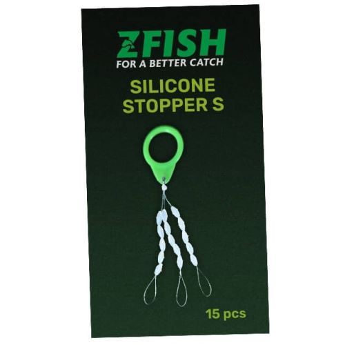 Zfish zarážky silicone stopper Číre 15 ks