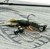 Savage Gear Gumová Nástraha Ned Craw Floating Black Red 6,5 cm 2,5 g (3)