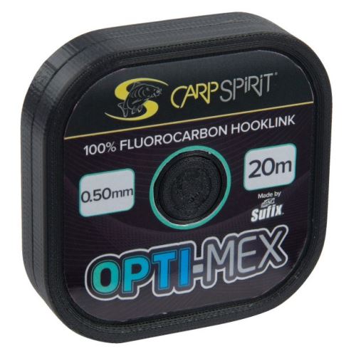 Carp Spirit Fluorocarbon Opti-Mex Hooklink Číra 20 m