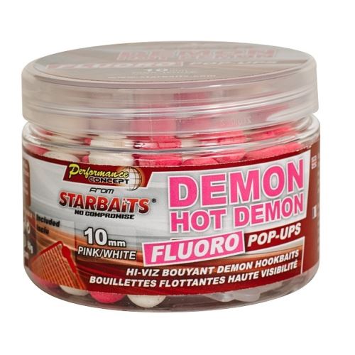 Starbaits Boilie Fluo plávajúce Hot Demon