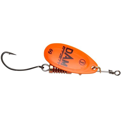 Dam Blyskáč Effzett Spinner With Single Hooks Sinking Orange