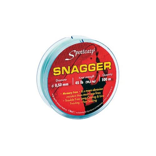 Sportcarp Odhodový Vlasec Snagger Zelený 100 m