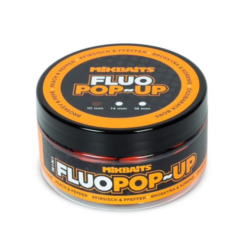 Mikbaits Mini Plávajúce Boilie Fluo 100 ml 10 mm