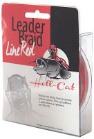 Hell-Cat Nadväzcová Šnúra Leader Braid Line Red 20 m (3)