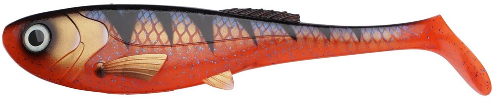 Abu garcia gumová nástraha beast slim paddle  red tiger 21 cm 94 g 4 ks