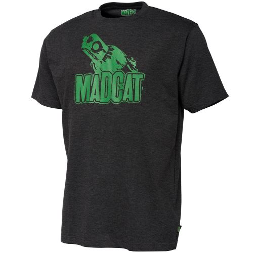 Madcat Tričko Clonk Teaser T Shirt Dark Grey Melange