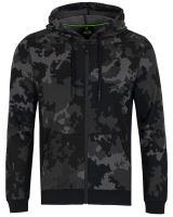 Korda Mikina Zip Hoodie Black Kamo - XXXXL
