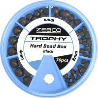 Zebco Guľôčky Trophy Hard Bead Box Black 70 ks Zebco Guľôčky Trophy Hard Bead Box Black 70 ks