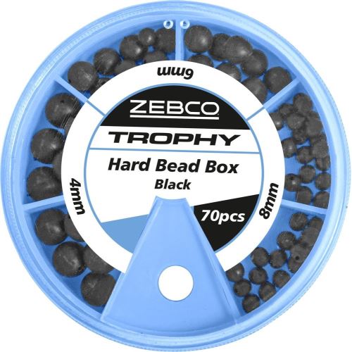 Zebco Guľôčky Trophy Hard Bead Box Black 70 ks