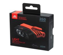 Mikado Čelovka s Univerzálnym Klipom a Pohybovým Snímačom 260 lm (4)