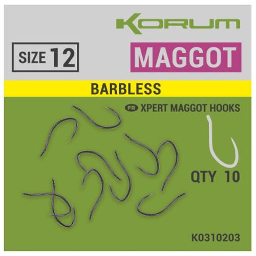 Korum Háčiky Xpert Maggot Barbless