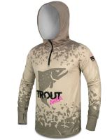 Delphin Tričko s Kapucňou UV ARMOR 50+ Trout - S