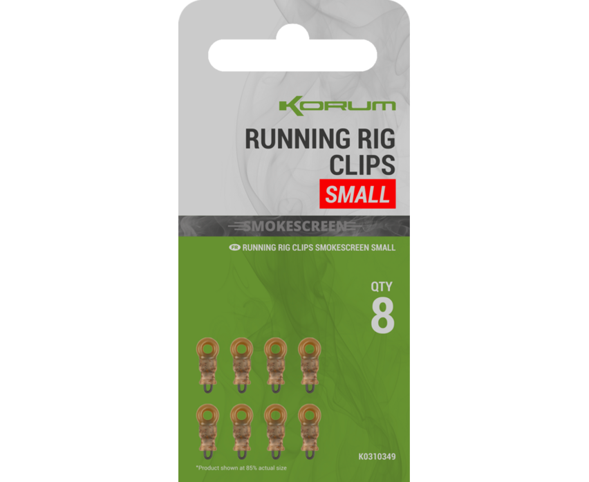 E-shop Korum montáž smokescreen running rig clips - small