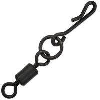 Giants Fishing Obratlík Heli Swivel With Quick Snap 5 ks - Veľkosť 8 (1)