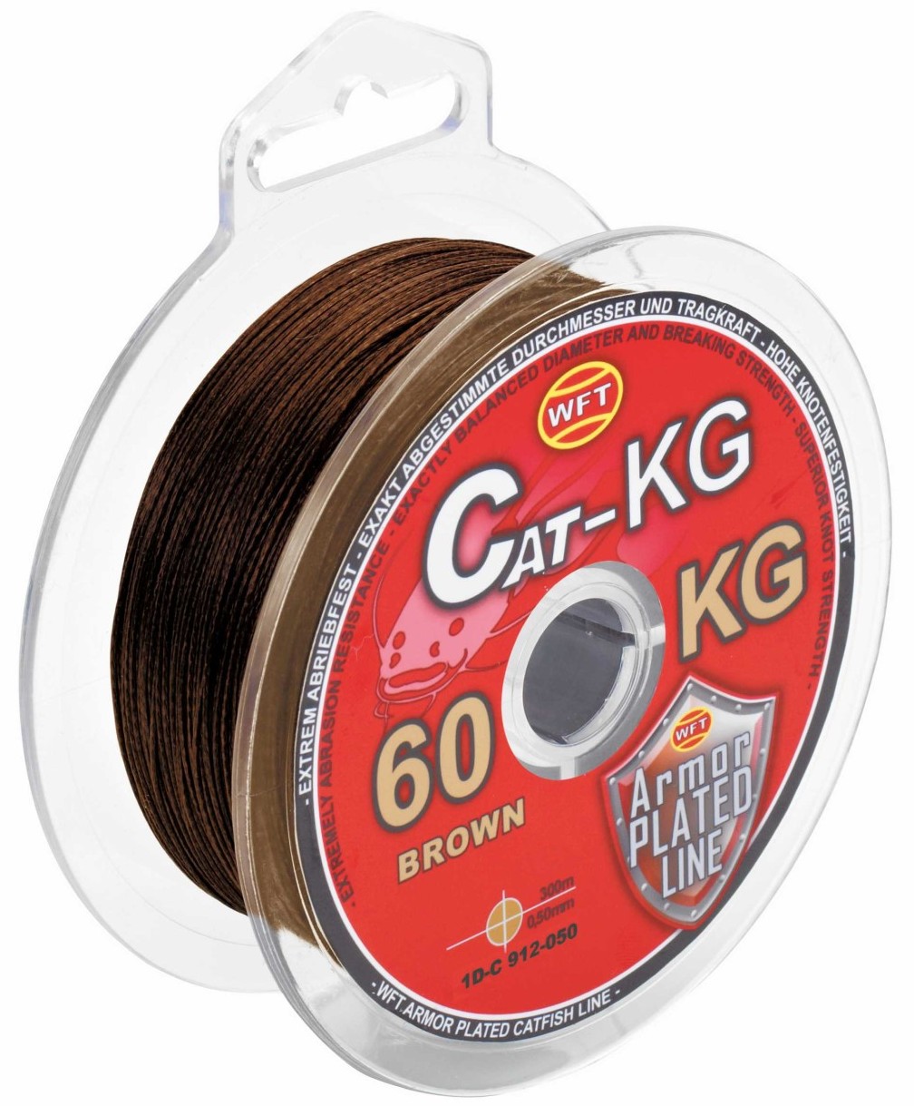 E-shop Wft splietaná šnúra cat-kg exact brown 0,50 mm 60 kg - 270 m