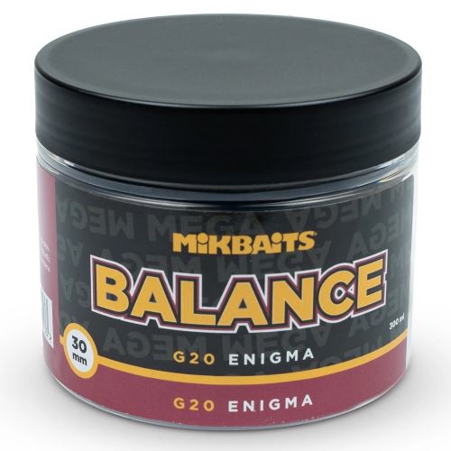 Mikbaits Vyvážené Boilie Mega Balance Gangster G20 Enigma 300 ml 30 mm