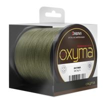 Delphin Splietaná šnúra Record Carp 1000m zelená-Priemer 0,16mm / Nosnosť 15lb