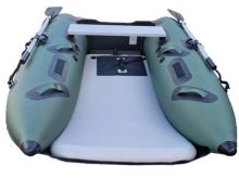Boat007 Nafukovací Čln Katamarán Zelený 240 cm (1)