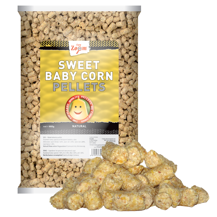 Carp zoom pelety sweet baby corn pellets - 800 g