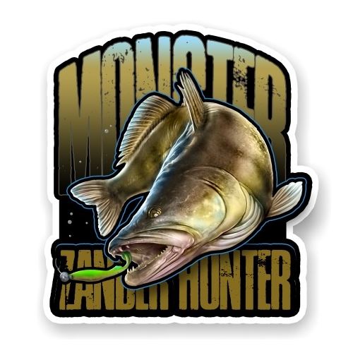 4ANGLERSDESIGN Samolepka 39 Monster Zander Hunter