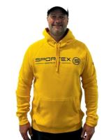 Sportex Rybárska Mikina s Kapucňou Žltá - XL