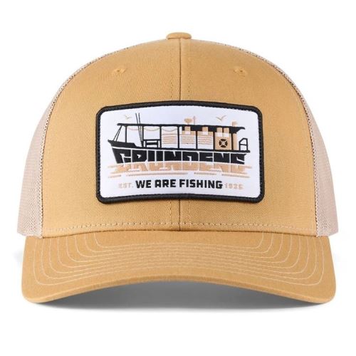 Grundéns Šiltovka Oyster Lugger Trucker Whiskey