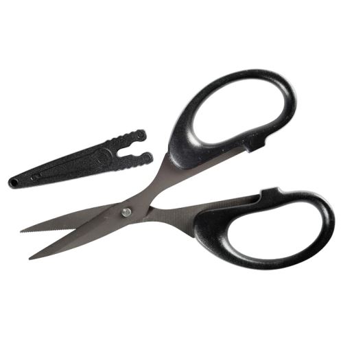 Giants Fishing Nožnice Čierne Scissors With Safety Cap