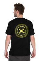Matrix Tričko Large Logo T-Shirt Black Lime (1)