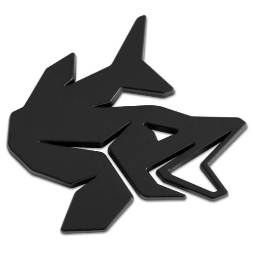 Delphin 3D Nálepka Pike Čierna