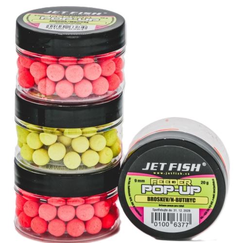 Jet Fish Plávajúce Nástrahy Feeder Pop Ups 20 g 9 mm