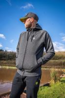 Matrix Mikina Zipped Hoody Charcoal Marl (13)