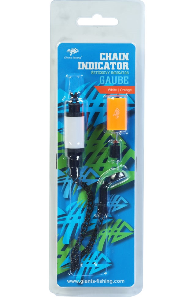 E-shop Giants fishing retiazkový indikátor chain indicator gaube - white/orange