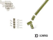 Delphin Set Závesky a Prevleky na Obratlíky CAMO Heavy C + Swivel #4 + Tube 5 ks (2)