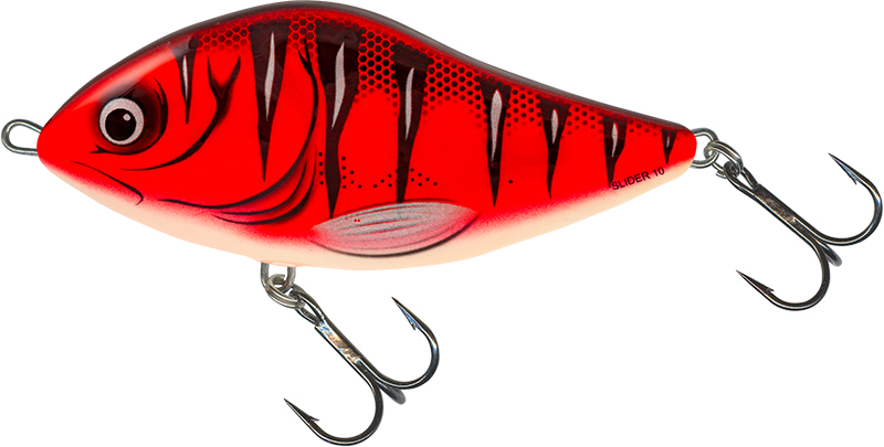 Salmo wobler slider floating red wake - 7 cm